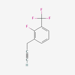 2-Fluoro-1-(prop-2-yn-1-yl)-3-(trifluoromethyl)benzene