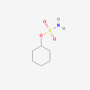 molecular formula C6H13NO3S B13601641 Cyclohexyl sulfamate 