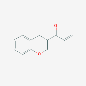 molecular formula C12H12O2 B13601673 1-(Chroman-3-yl)prop-2-en-1-one 