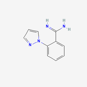 2-(1h-Pyrazol-1-yl)benzimidamide