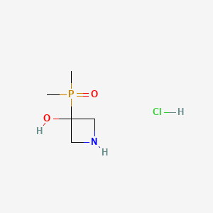 3-(Dimethylphosphoryl)azetidin-3-olhydrochloride