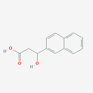 3-Hydroxy-3-(naphthalen-2-yl)propanoic acid