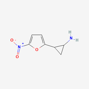 2-(5-Nitrofuran-2-yl)cyclopropan-1-amine