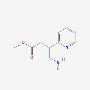 Methyl 4-amino-3-(pyridin-2-yl)butanoate