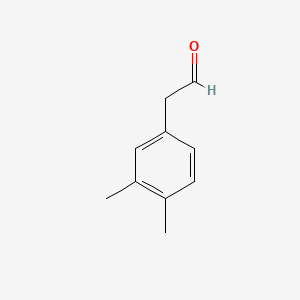 molecular formula C10H12O B1360184 3,4-Xylylacetaldehyde CAS No. 68844-97-3