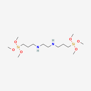 B1360185 N,N'-Bis(3-(trimethoxysilyl)propyl)ethylenediamine CAS No. 68845-16-9