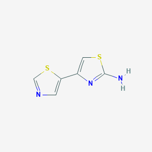 molecular formula C6H5N3S2 B13601855 [4,5'-Bithiazol]-2-amine 