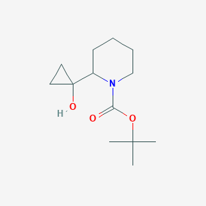 Tert-butyl 2-(1-hydroxycyclopropyl)piperidine-1-carboxylate