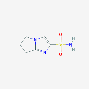 5H,6H,7H-pyrrolo[1,2-a]imidazole-2-sulfonamide