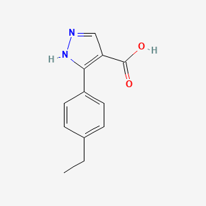 3-(4-ethylphenyl)-1H-pyrazole-4-carboxylic acid