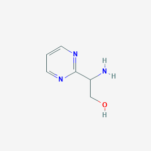 2-Amino-2-(pyrimidin-2-yl)ethan-1-ol