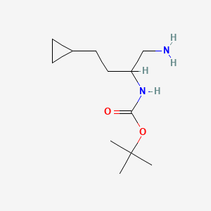 tert-Butyl (1-amino-4-cyclopropylbutan-2-yl)carbamate