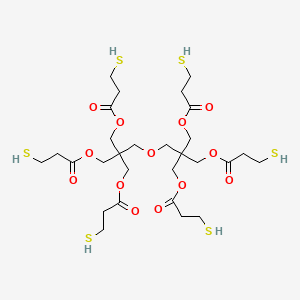 molecular formula C28H46O13S6 B1360200 Dipentaerythritol hexakis(3-mercaptopropionate) CAS No. 25359-71-1
