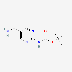 tert-Butyl (5-(aminomethyl)pyrimidin-2-yl)carbamate