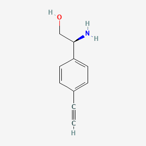 (s)-2-Amino-2-(4-ethynylphenyl)ethan-1-ol