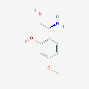 (s)-2-(1-Amino-2-hydroxyethyl)-5-methoxyphenol