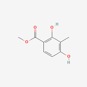 molecular formula C9H10O4 B1360204 2,4-二羟基-3-甲基苯甲酸甲酯 CAS No. 33662-58-7
