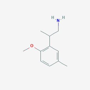 2-(2-Methoxy-5-methylphenyl)propan-1-amine