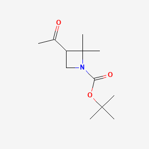 Tert-butyl3-acetyl-2,2-dimethylazetidine-1-carboxylate