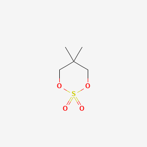 molecular formula C5H10O4S B1360215 1,3,2-二氧杂环硫烷, 5,5-二甲基-, 2,2-二氧化物 CAS No. 1755-97-1