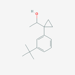 1-[1-(3-Tert-butylphenyl)cyclopropyl]ethan-1-ol