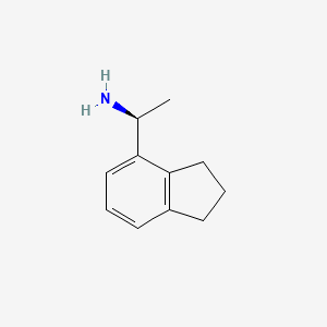 (S)-1-(2,3-Dihydro-1H-inden-4-yl)ethanamine