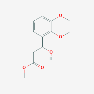 Methyl 3-(2,3-dihydrobenzo[b][1,4]dioxin-5-yl)-3-hydroxypropanoate