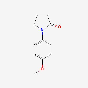 molecular formula C11H13NO2 B1360219 1-(4-甲氧基苯基)吡咯烷-2-酮 CAS No. 30425-47-9
