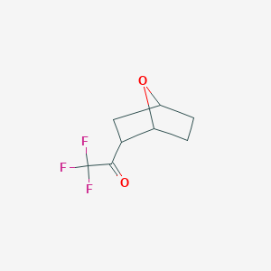 molecular formula C8H9F3O2 B13602228 1-(7-Oxabicyclo[2.2.1]heptan-2-yl)-2,2,2-trifluoroethan-1-one 