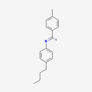 molecular formula C18H21N B1360226 对甲基苄亚基对丁基苯胺 CAS No. 38549-81-4