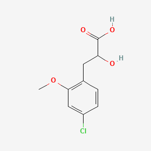 3-(4-Chloro-2-methoxyphenyl)-2-hydroxypropanoic acid