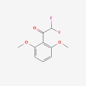 1-(2,6-Dimethoxyphenyl)-2,2-difluoroethan-1-one