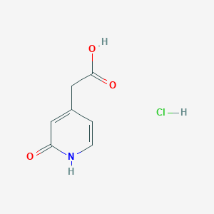 2-(2-Hydroxypyridin-4-yl)aceticacidhydrochloride