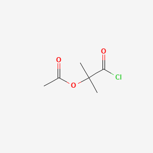 molecular formula C6H9ClO3 B1360228 2-Acetoxyisobutyryl chloride CAS No. 40635-66-3