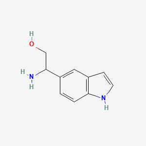 2-amino-2-(1H-indol-5-yl)ethan-1-ol