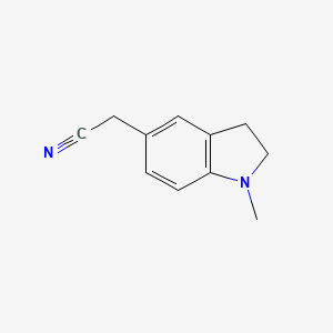 2-(1-Methylindolin-5-yl)acetonitrile