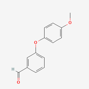 molecular formula C14H12O3 B1360231 3-(4-甲氧基苯氧基)苯甲醛 CAS No. 62373-80-2