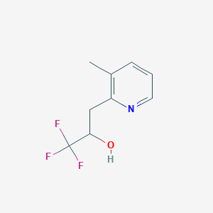 1,1,1-Trifluoro-3-(3-methylpyridin-2-yl)propan-2-ol