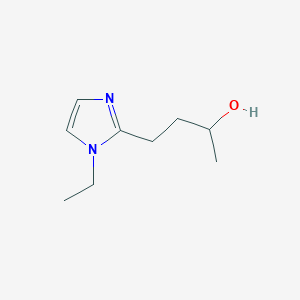 4-(1-Ethyl-1h-imidazol-2-yl)butan-2-ol