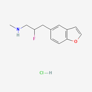 [3-(1-Benzofuran-5-yl)-2-fluoropropyl](methyl)aminehydrochloride