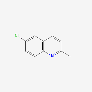 molecular formula C10H8ClN B1360239 6-氯-2-甲基喹啉 CAS No. 92-46-6