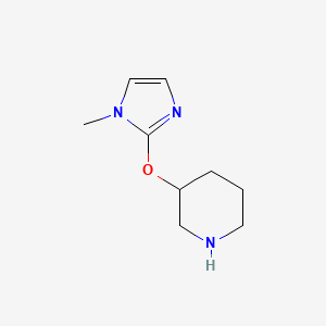 3-((1-Methyl-1h-imidazol-2-yl)oxy)piperidine