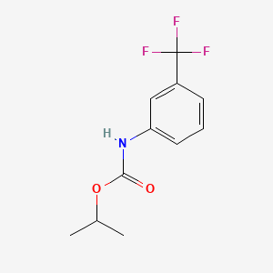 molecular formula C11H12F3NO2 B1360240 Isopropyl m-trifluoromethylcarbanilate CAS No. 370-56-9
