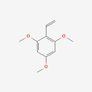 molecular formula C11H14O3 B13602429 2,4,6-Trimethoxystyrene CAS No. 40243-91-2