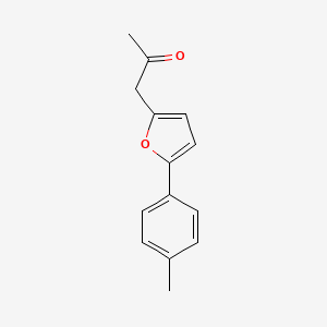 1-(5-(P-tolyl)furan-2-yl)propan-2-one