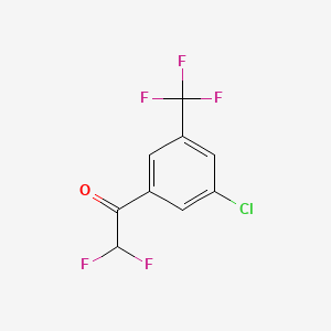 1-(3-Chloro-5-(trifluoromethyl)phenyl)-2,2-difluoroethanone