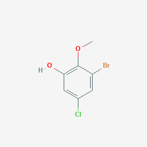 3-Bromo-5-chloro-2-(methyloxy)phenol