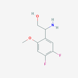 2-Amino-2-(4,5-difluoro-2-methoxyphenyl)ethan-1-ol