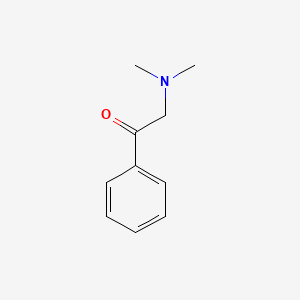 molecular formula C10H13NO B1360258 Ethanone, 2-(dimethylamino)-1-phenyl- CAS No. 3319-03-7