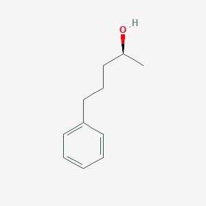 molecular formula C11H16O B13602591 (S)-5-Phenyl-2-pentanol 